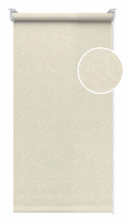 Рулонная штора Аннета, Кремовый, 210х160