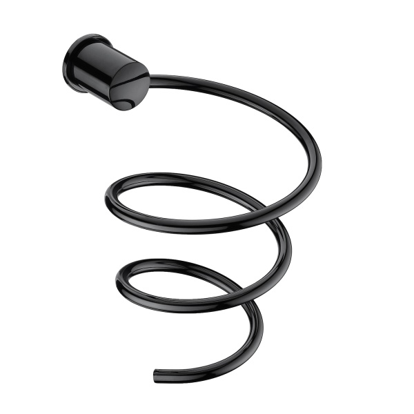 Держатель фена K-1080POLISHED BLACK 