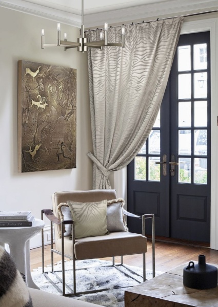 Штора на тесьме 136х270 см Dora с подхватом