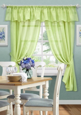 Комплект штор "Chain-S" 2 шторы 140*185см зеленый