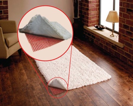 Коврик Vortex под ковер 60х100 цвет белый (подложка)