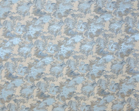 Пуф Fog круглый, цвет бежево-голубой