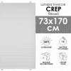 Плиссе натяжного типа 73х170 см Crepe цвет белый