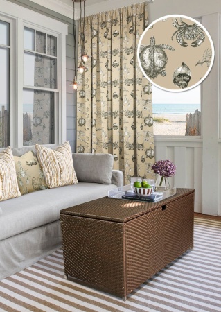 Штора на тесьме "Odissea" 200х270 бежевая