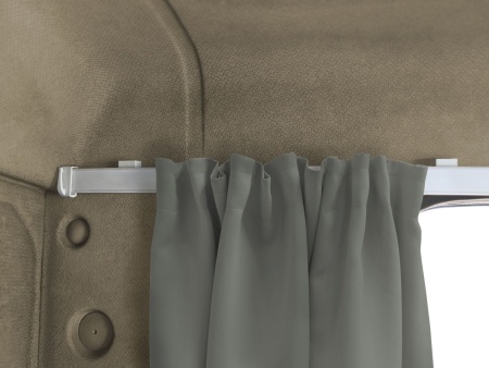 Комплект автоштор и карниза спального места Blackout - auto SK 240х160 (цвет: Серый)