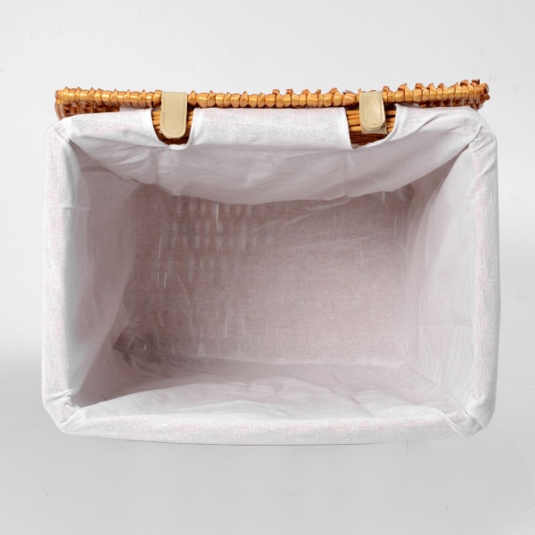 Плетеная корзина для белья с крышкой Ammer WB-370-L