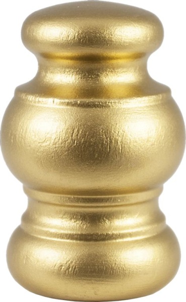 Карниз Марилена однорядный (ДЕРЕВО), батист золото, 300 см