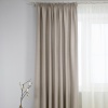 Штора на тесьме "Шенилл" 200х270 цвет нюдовый
