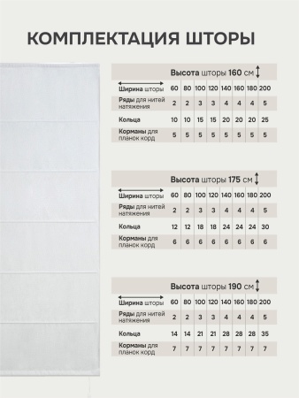Римская штора Меланж, БЕЗ КАРНИЗА, цвет белый