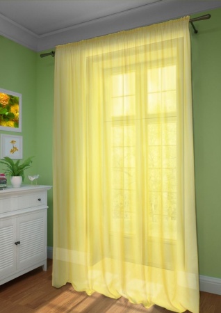 Штора для кухни Basicos-XL 300х275 желтый