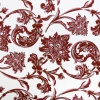 Портьерная ткань на отрез ширина 300 см Жаккард RAMO цвет красный