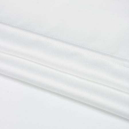 Римская штора с помпонами, Фортуна Blackout на ВМ, цвет белый