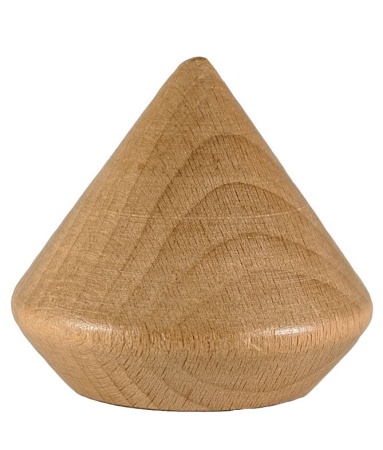 Карниз однорядный (Светлый дуб) D28, Конус