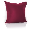 Подушка декоративная на молнии 40х40 см Caprise цвет винный