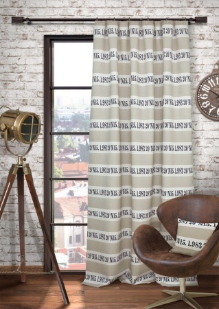 Штора на тесьме 276х270 см Brandon с подхватом