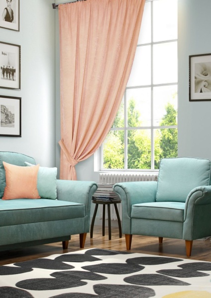 Штора на тесьме "Чинчила Chinchila" 140х270 беж