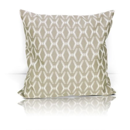 Подушка декоративная на молнии 40х40 см Motive цвет бежевый