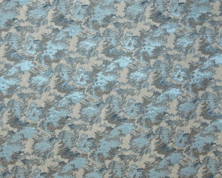 Пуф Fog круглый, цвет бежево-бирюзовый