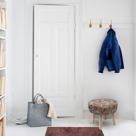 Пуф Fog круглый, цвет бежево-коричневый