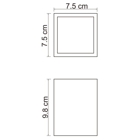 Стакан для зубных щеток Leine K-3828