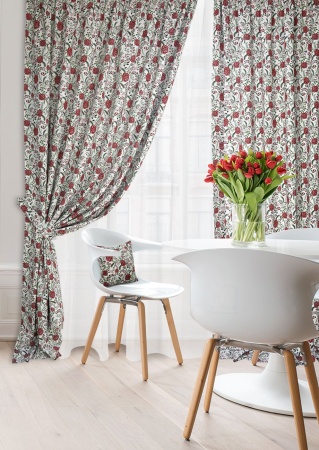 Комплект штор "Lady Flower" 2 шт 200х270, тюль 450х270