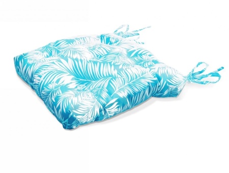 Подушка на стул с завязками 40x40 см Sky  Palma с принтом