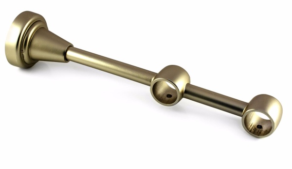 Кронштейн закрытый двухрядный, D16мм, латунь