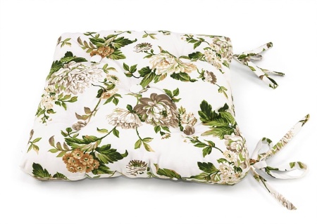 Подушка на стул с завязками 40x40 см Luly с принтом