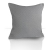 Подушка декоративная на молнии 40х40 см Дип цвет серый