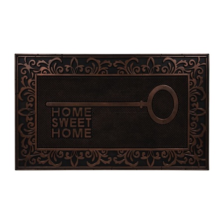 Коврик VORTEX придверный 45х75 Ключ цвет медь