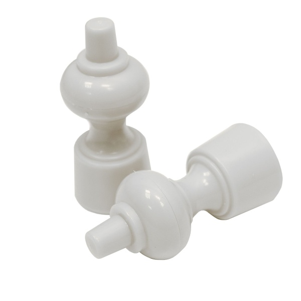 Наконечник пластиковый (2шт), белый