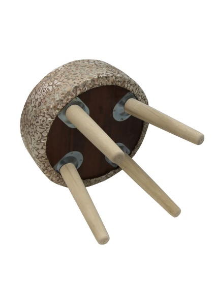 Пуф Stone круглый, цвет бежевый