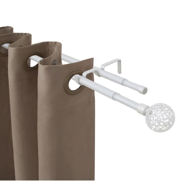 Карниз телескопический  двухрядный , Жемчуг