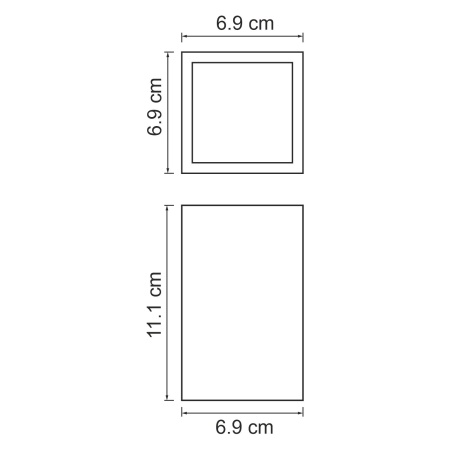 Стакан для зубных щеток Kammel K-9128