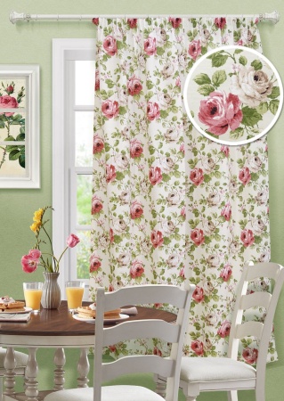 Штора на тесьме "Isadora - K" 136х175 розы