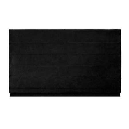 Римские шторы Pudra на цепочном механизме цвет чёрный