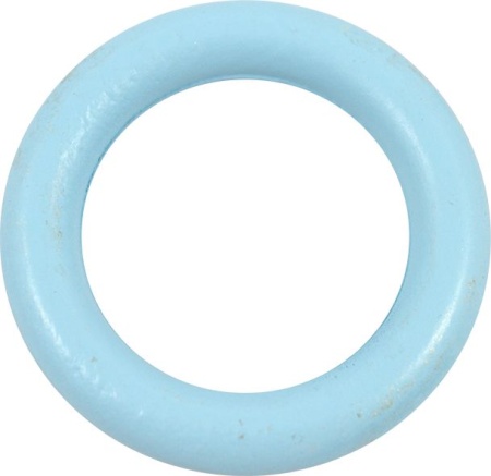 Карниз Марилена однорядный (ДЕРЕВО), батист голубой, 300 см