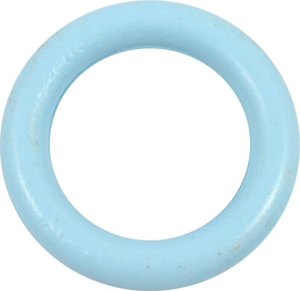 Карниз Марилена однорядный (ДЕРЕВО), батист голубой, 300 см