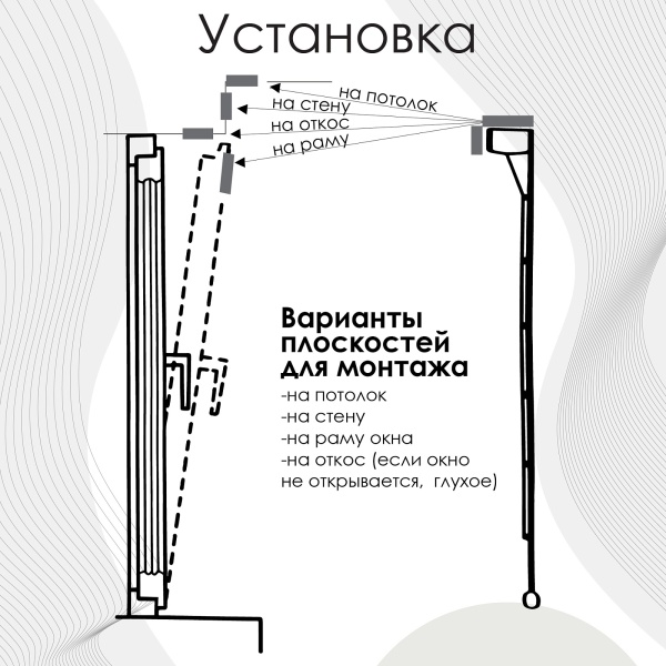 Римские шторы Хоста на цепочном механизме цвет оливковый