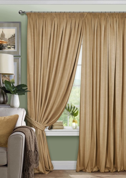 Комплект штор на тесьме "Pudra" 200х270 беж