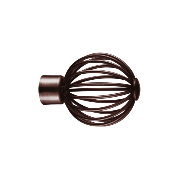 Наконечник "Шар кованый", Коньяк , Ø16мм