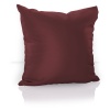 Подушка декоративная на молнии 40х40 см Caprise цвет бордовый