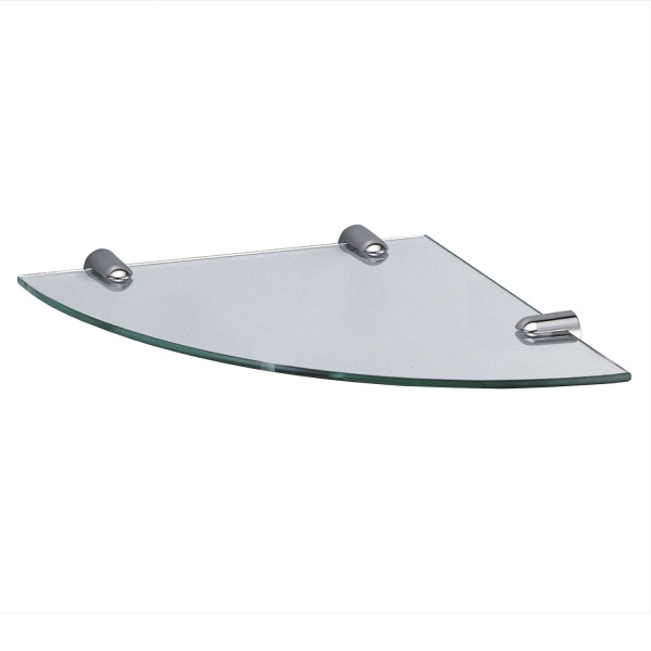 Полка стеклянная угловая K-533