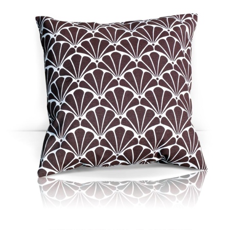 Подушка декоративная на молнии 40х40 см Brown Garden с принтом