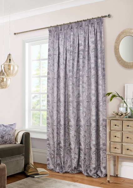 Штора на тесьме 200х270 см Samira с подхватом цвет розовый