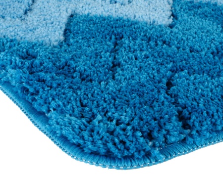 Коврик Fixsen для ванной 50х80 см Deep цвет голубой