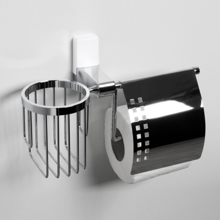 Держатель туалетной бумаги и освежителя Leine K-5059WHITE