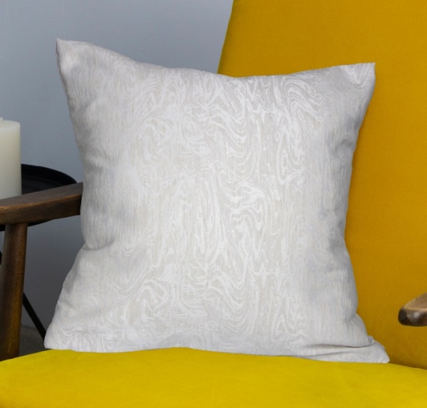 Подушка декоративная на молнии 40х40 см Сабина цвет крем