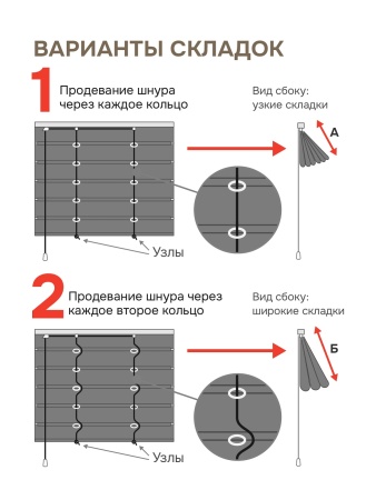 Римская штора Меланж, БЕЗ КАРНИЗА, цвет графит