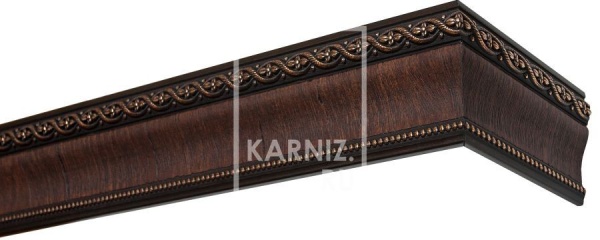 Карниз шинный, 3-х рядный, Форте с боковинами
